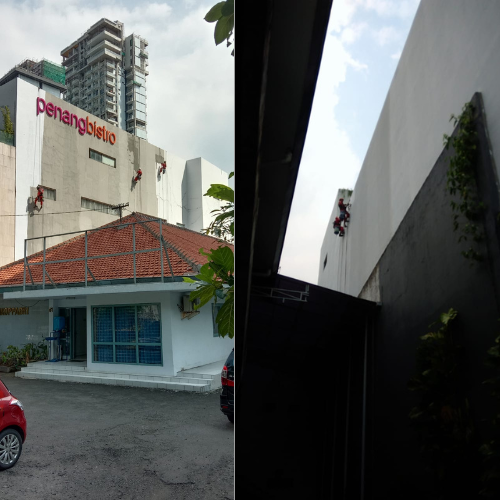 Perkuatan Dinding Waterprofing Penang Bistro